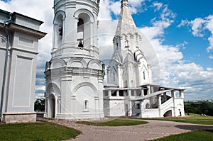 St. George's bell tower and Church of the Ascension in , Moscow.