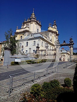 St. George`s Cathedral in Lviv, Ukraine. Saint George Cathedral.