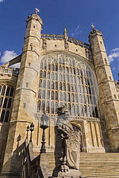 St George`s Chapel within the grounds of Windsor Castle