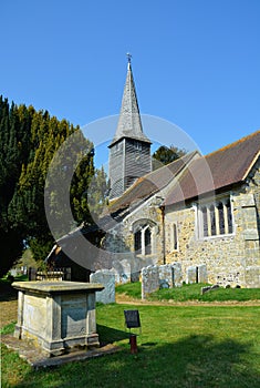 St George`s Church, Crowhurst, Surrey, UK