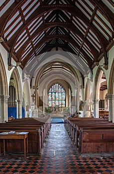 St George`s Church in the Kent village of Benenden England