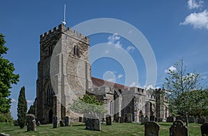 St George`s Church in the Kent village of Benenden England