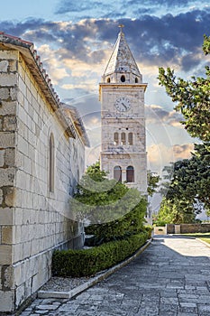 St. George's Church in Primosten, Croatia.