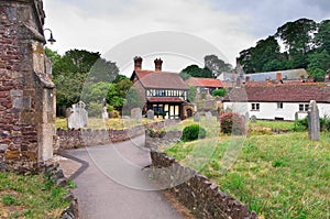 St George`s Cottage, Dunster, Somerset, England
