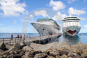 St George s harbour in Grenada