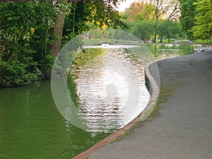 St. George\'s local park Bristol United Kingdom outdoors street pond