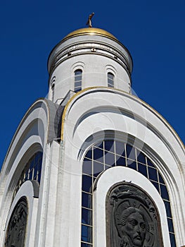 St.George Temple on the Worship Hill, Victory Park, Moscow.