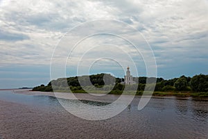 St. Georges Cathedral St. Georges Monastery near Novgorod. Ancient orthodox church