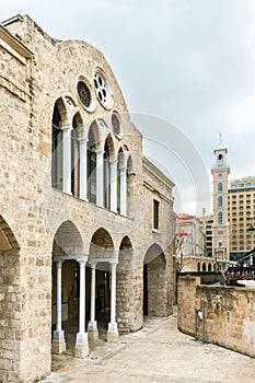 St. Georges Orthodox cathedral and St. Georges Maronite cathedral, Beirut, Lebanon