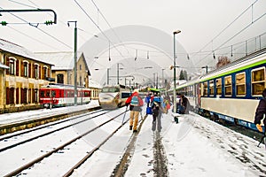 St Gervais railway station.