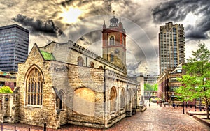 St Giles-without-Cripplegate church in London