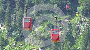 St. Gilgen cable cars, Austria.