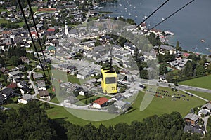 St. Gilgen seen from the cable car