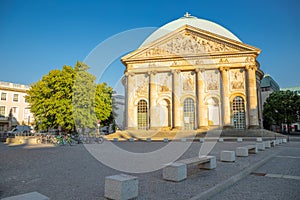 St. Hedwig`s Cathedral on the Bebelplatz in Berlin, Germany