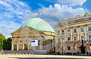 St. Hedwig's Cathedral at Bebelplatz in Berlin, Germany