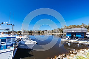 St Helens Waterfront in Tasmania Australia