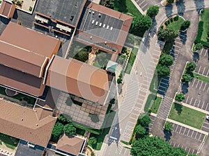 St. Henry Catholic Church overlook by DJI mavic mini