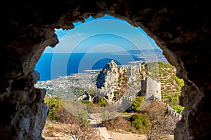 St. Hilarion castle. Kyrenia District, Cyprus