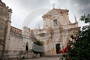 St. Ignatius Church from Dubrovnik Croatia photo