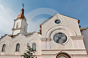 St. Ilya Church in Chynadievo, Western Ukraine. photo