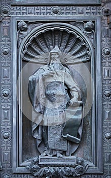 St. Isaac Dalmatian bronze sculpture
