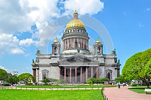 St. Isaac`s Cathedral, Saint Petersburg, Russia