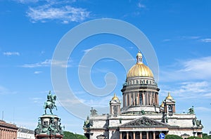 St Isaac`s Cathedral in St Petersburg, Russia