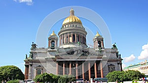 St. Isaak's cathedral in St. Petersburg Russia