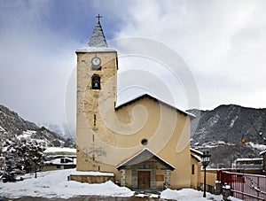 St. Iscle i St. Victoria in La Massana. Principality of Andorra photo