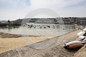 St Ives harbour,Cornwall, UK