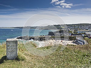 St Ives Porthmeor Beach Cornwall England