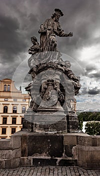 St. Ivo on Charles Bridge Prague photo