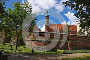 The st.Jacek Church in Slupsk, Poland.