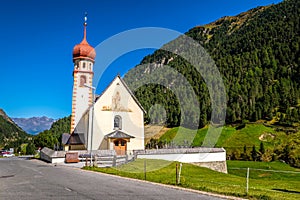 St. Jacobus Church Jakobuskirche of Vent Ã–tztal, Tyrol, Austria