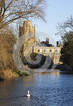 St James church on the River Great Ouse