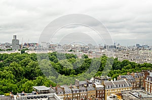St James` Park, London - aerial view