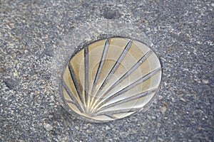St James Way Shell Symbol, Santiago de Compostela, Galicia