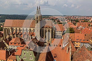 St. James's Church in Rothenburg ob der Tauber, Bavaria state, Germa