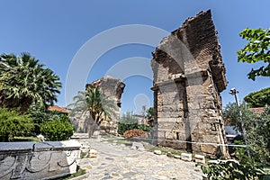 St. Jean church in the ancient city of Philadelphia, Alasehir, Manisa, Turkey photo