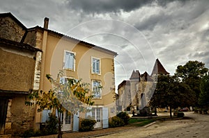 Saint-Jean-de-Cole is a medieval village in the north of the Dordogne, France photo