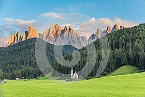 St Johann Church, Santa Maddalena Dolomites Italy