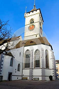 The St Johann church in Schaffhausen