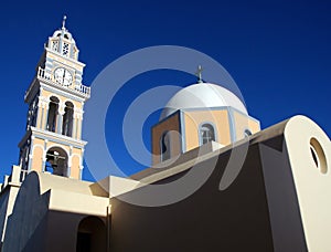 St John the Baptist Cathedral in Fira, Santorini, Greece