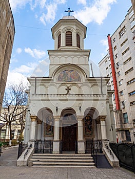 Sfantul Ioan Botezatorul church in Bucharest, Romania. Biserica Ioan cel Nou photo