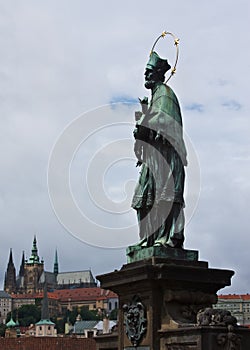 St. John of Nepomuk and Prague Castle