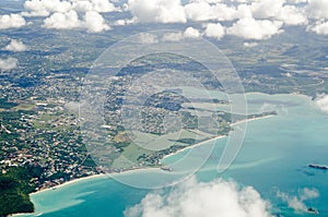 St John`s, Antigua - Aerial View