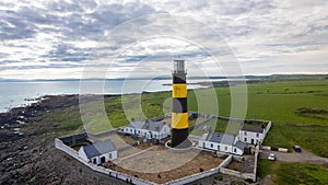 St John`s Point Lighthouse. county Down. Northern Ireland.