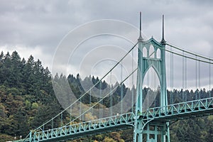 St johns bridge in Downtown Portland, Oregon