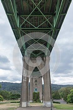 St johns bridge in Downtown Portland, Oregon