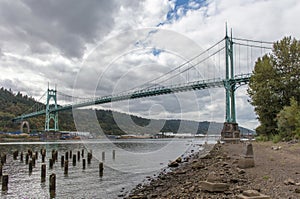 St johns bridge in Downtown Portland, Oregon